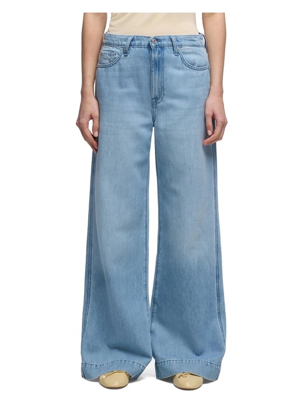 7 For All Mankind Modern Dojo Tailorless Buford Jeans High Rise Denim Women's 30